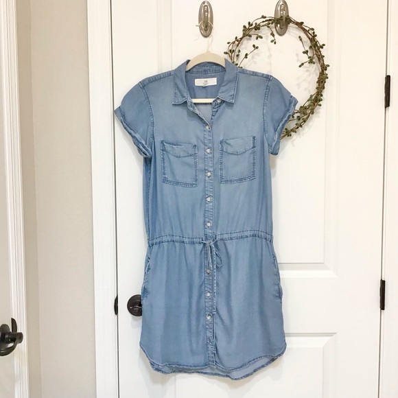 Thread+Supply Lycocell/Chambray Dress Size S, EUC - Picture 1 of 5
